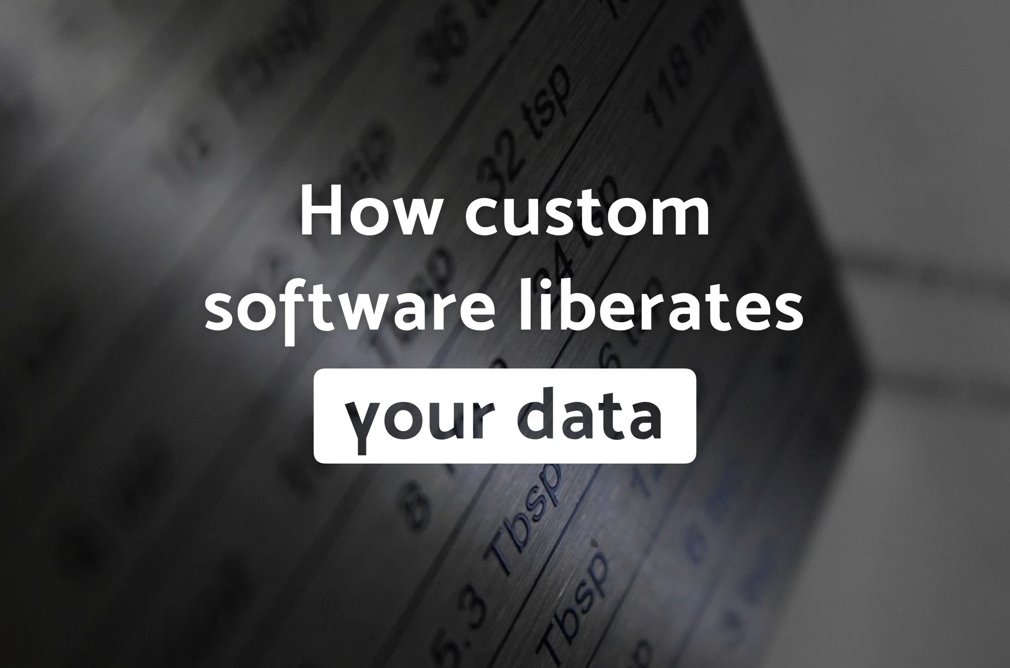 Beyond Excel Hell: How Custom Software Liberates Your Data