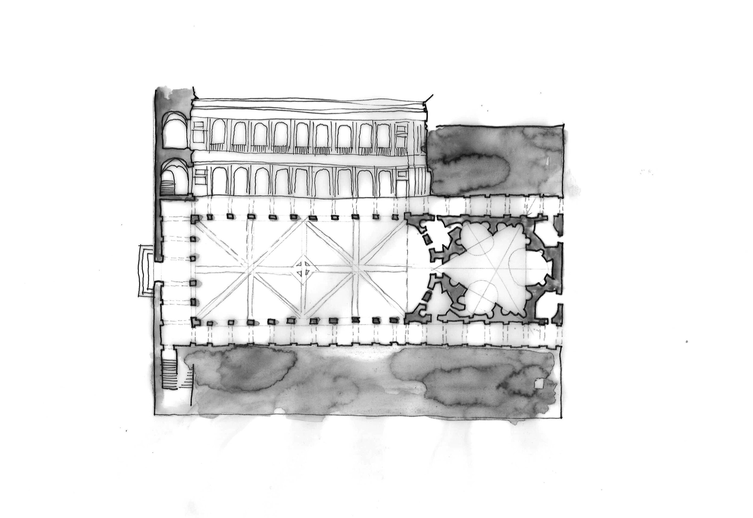 SANT IVO SKETCH PRINT
