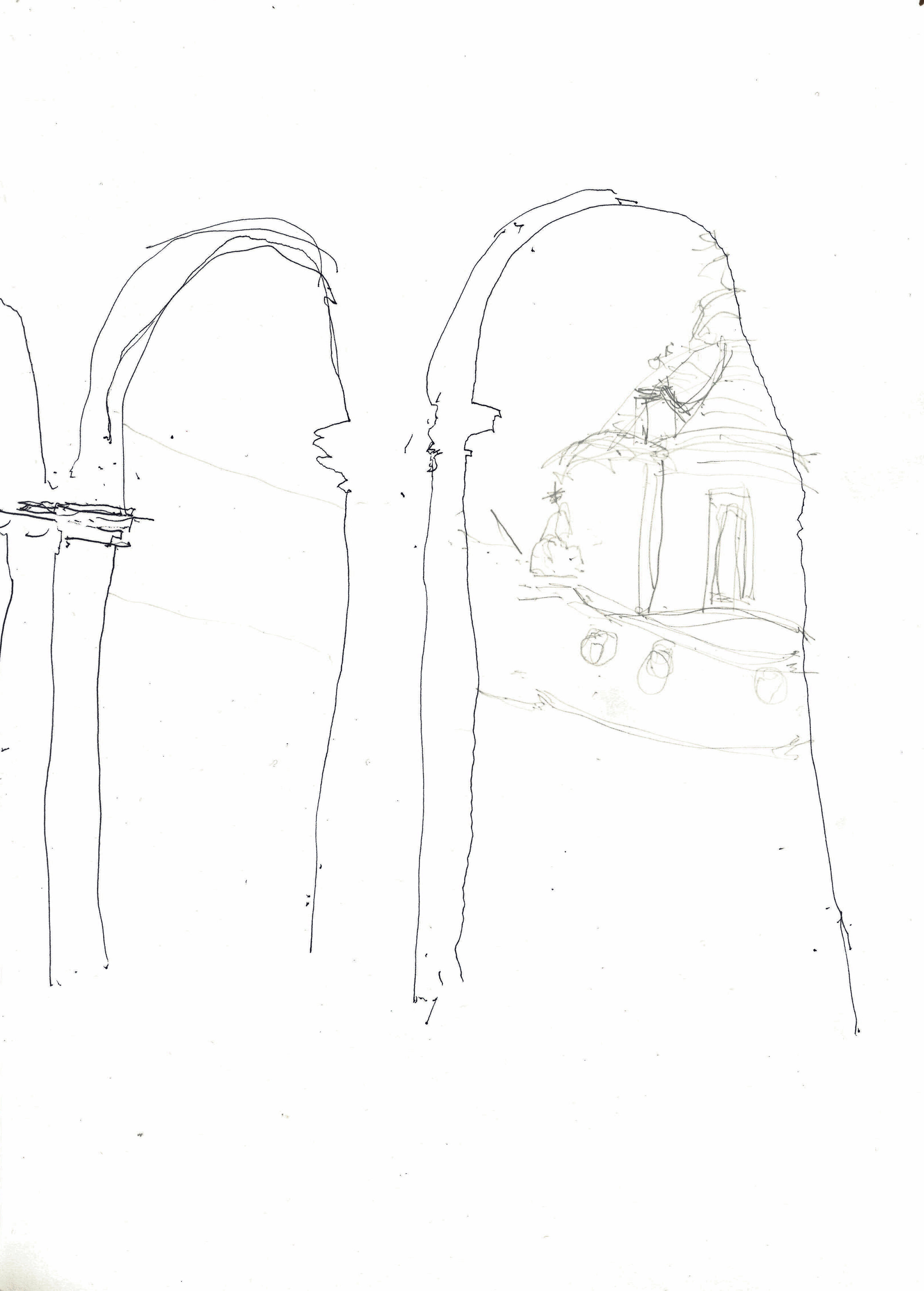 COLONNADE SKETCH PRINT