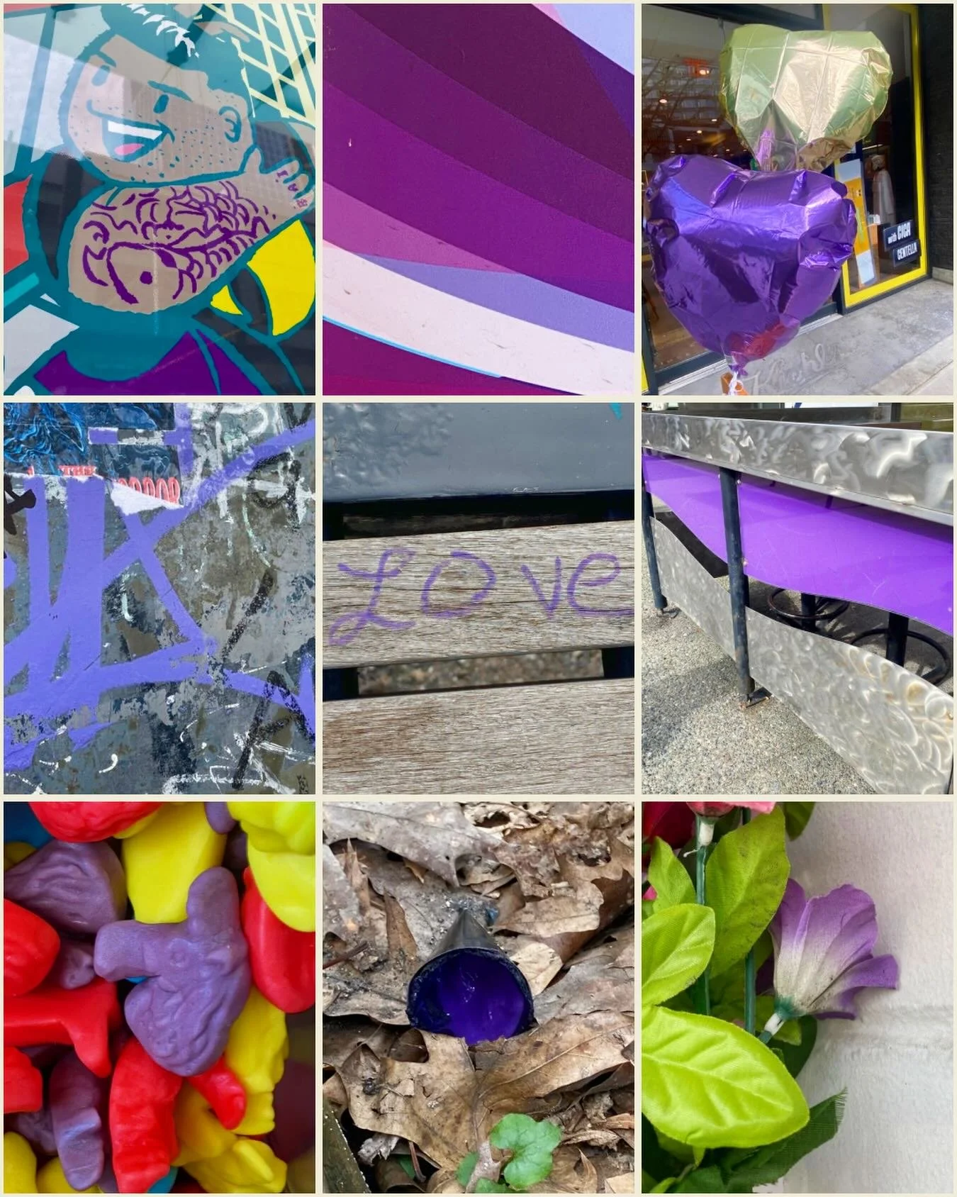 Colour Walk! with @jactothemac 

Downtown Vancouver Colour Purple 
💜💜💜