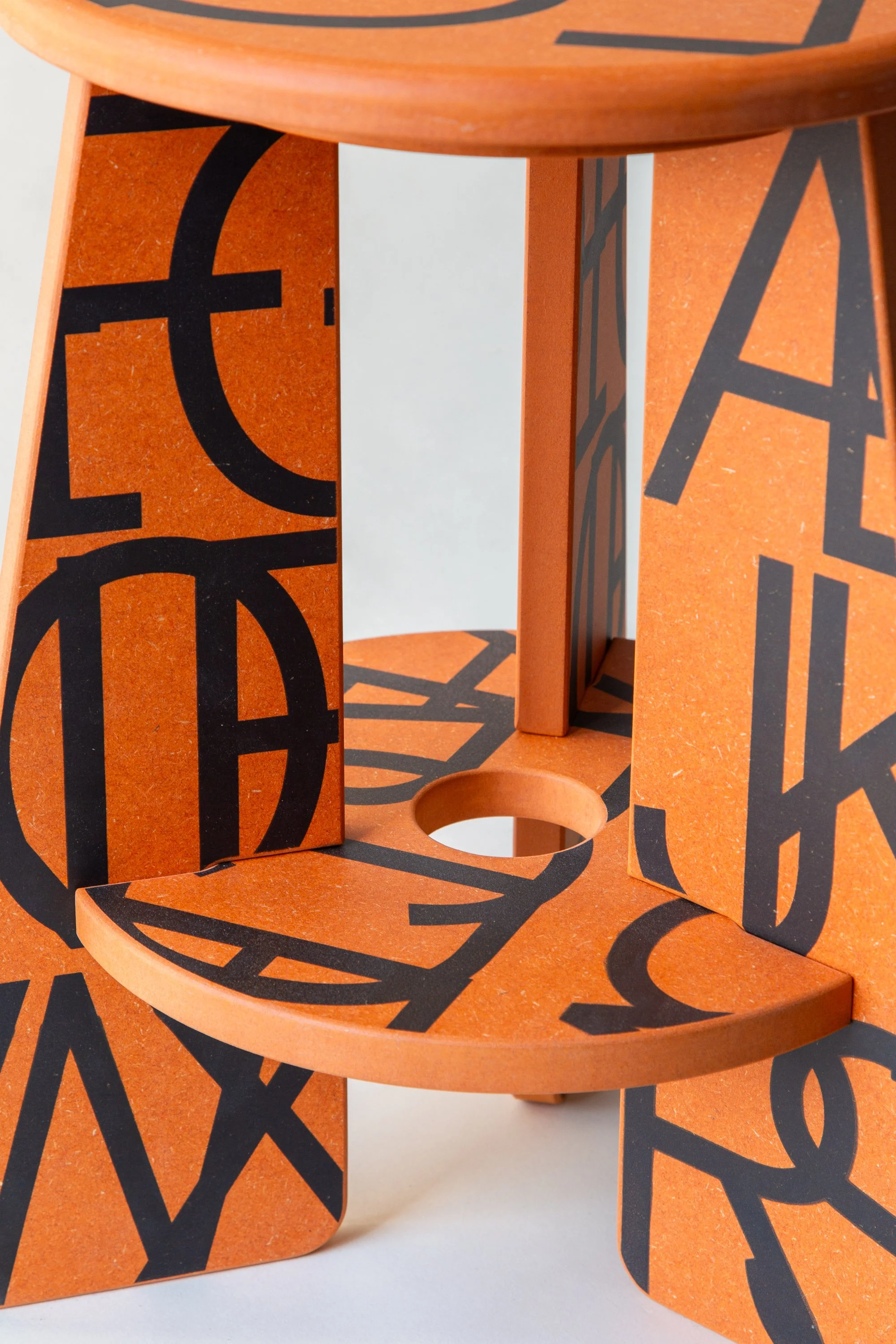 VaryLab x ACO. SPECIMEN Stool - Orange