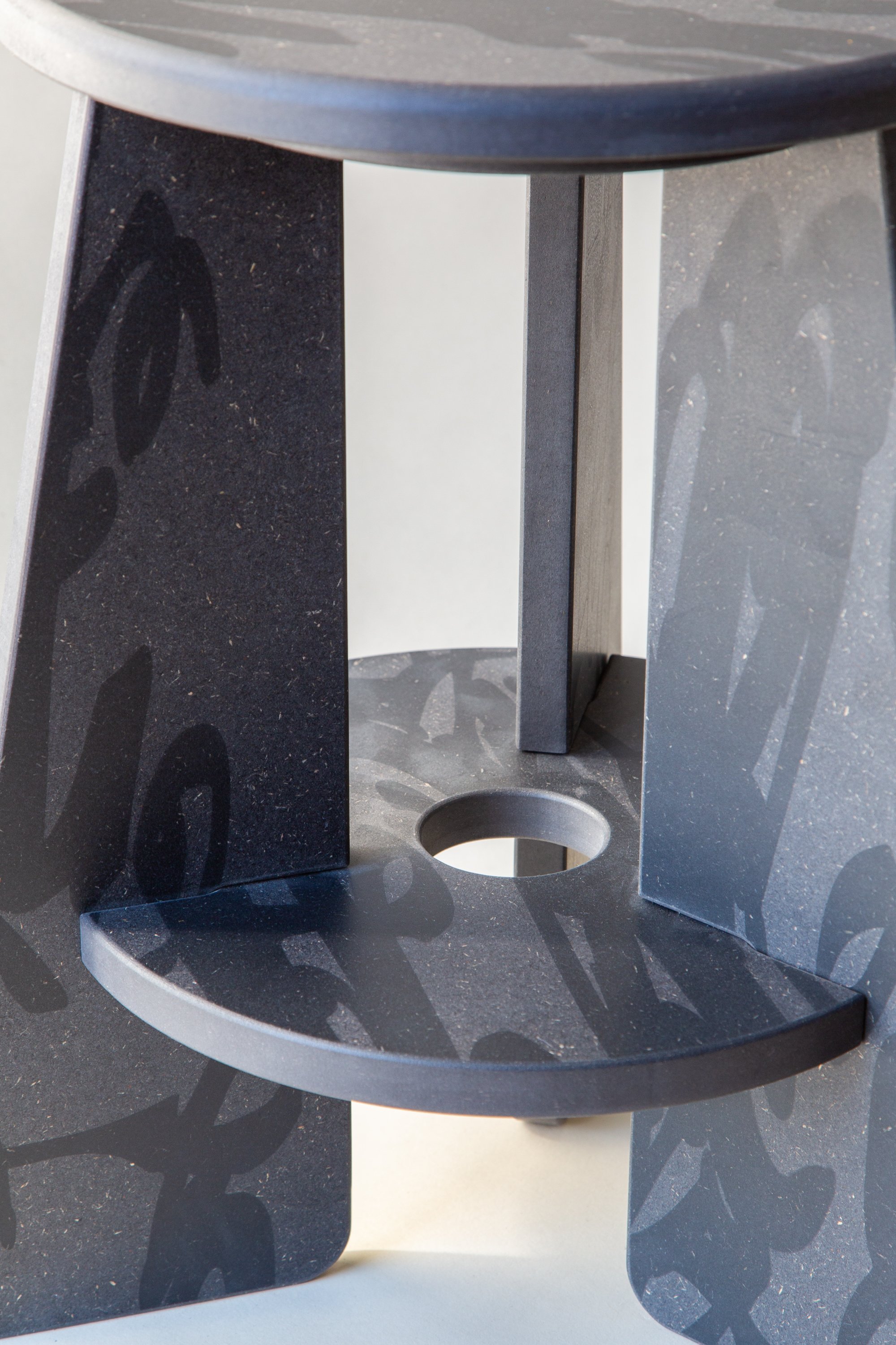 VaryLab x ACO. SPECIMEN Stool - Black