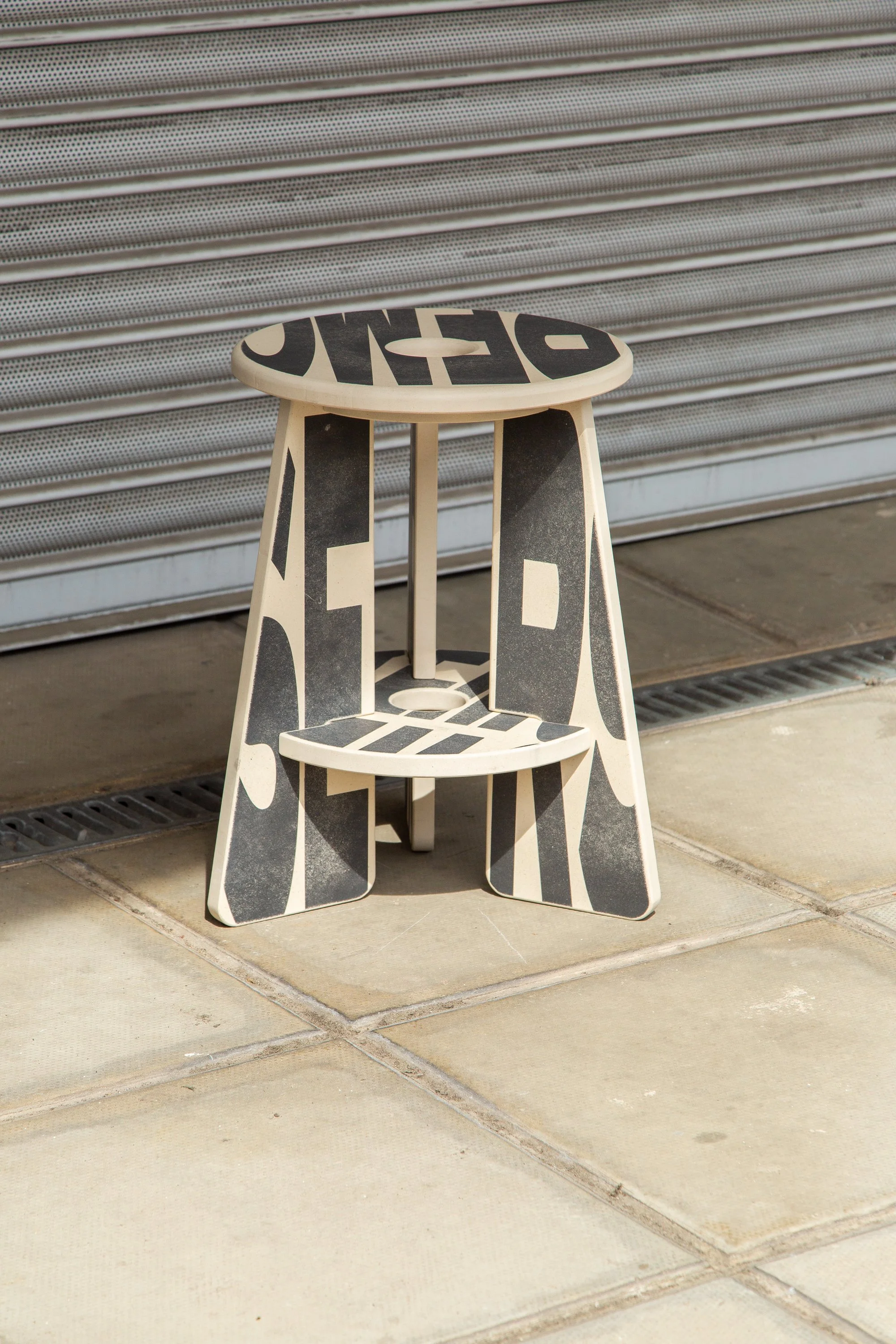 VaryLab x ACO. SPECIMEN Stool - White 002