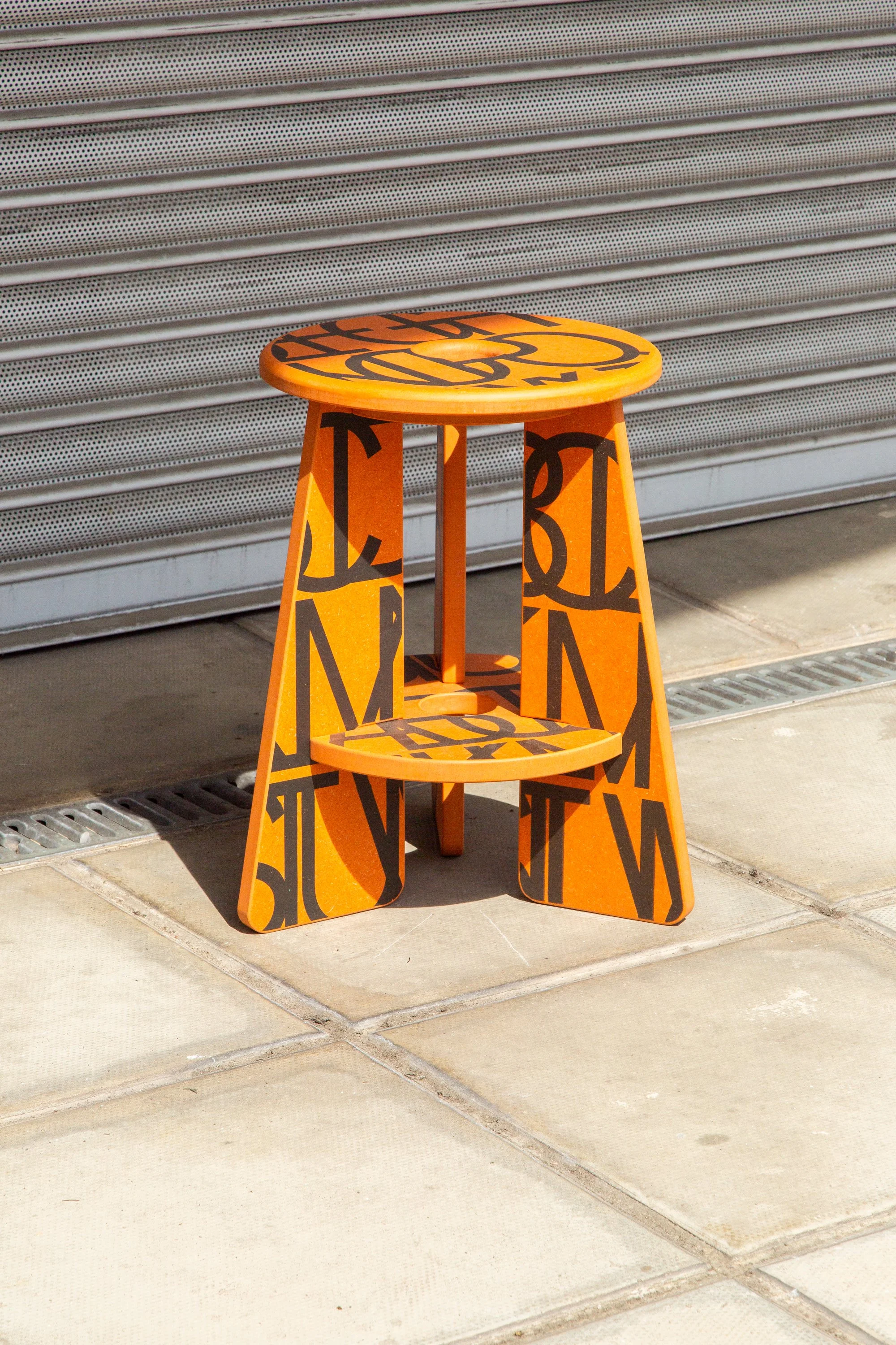 VaryLab x ACO. SPECIMEN Stool - Orange