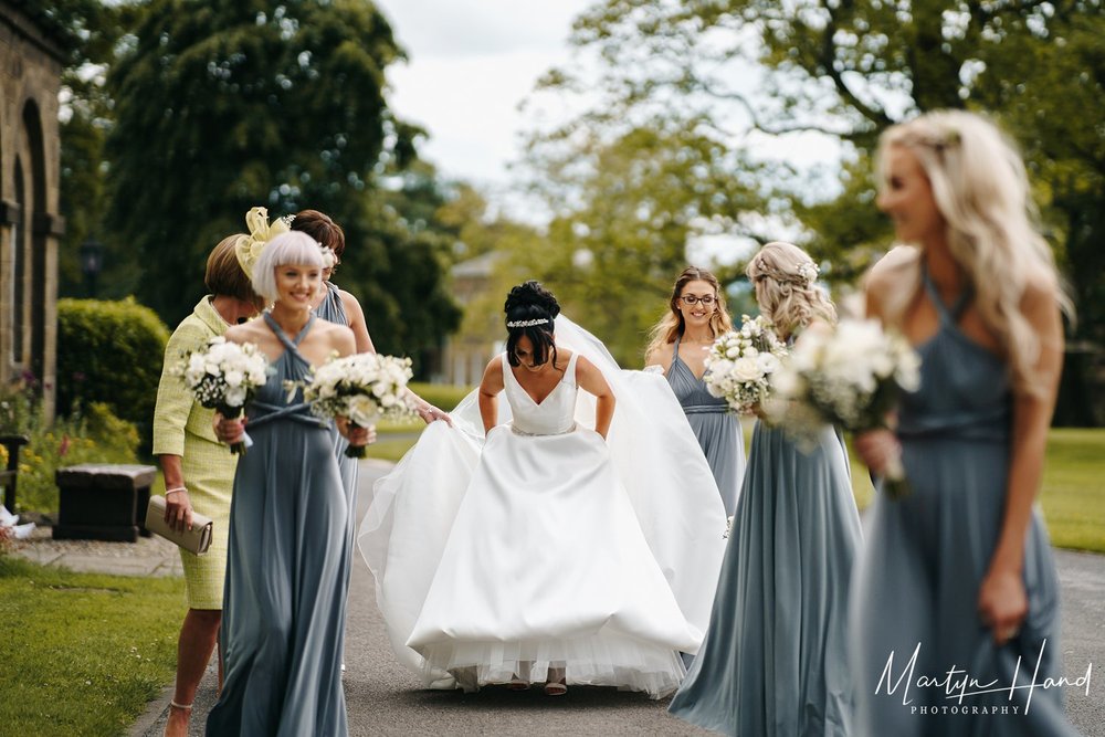 Bridal precesion bridesmaids denton hall (Copy)