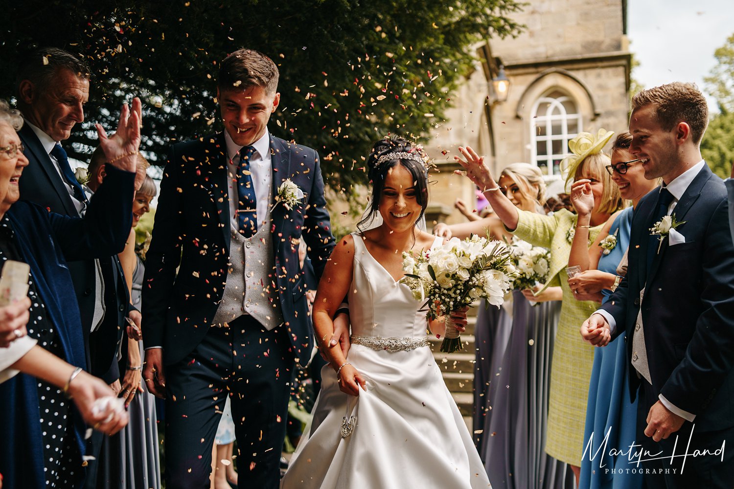 confetti yorkshire wedding denton hall (Copy)