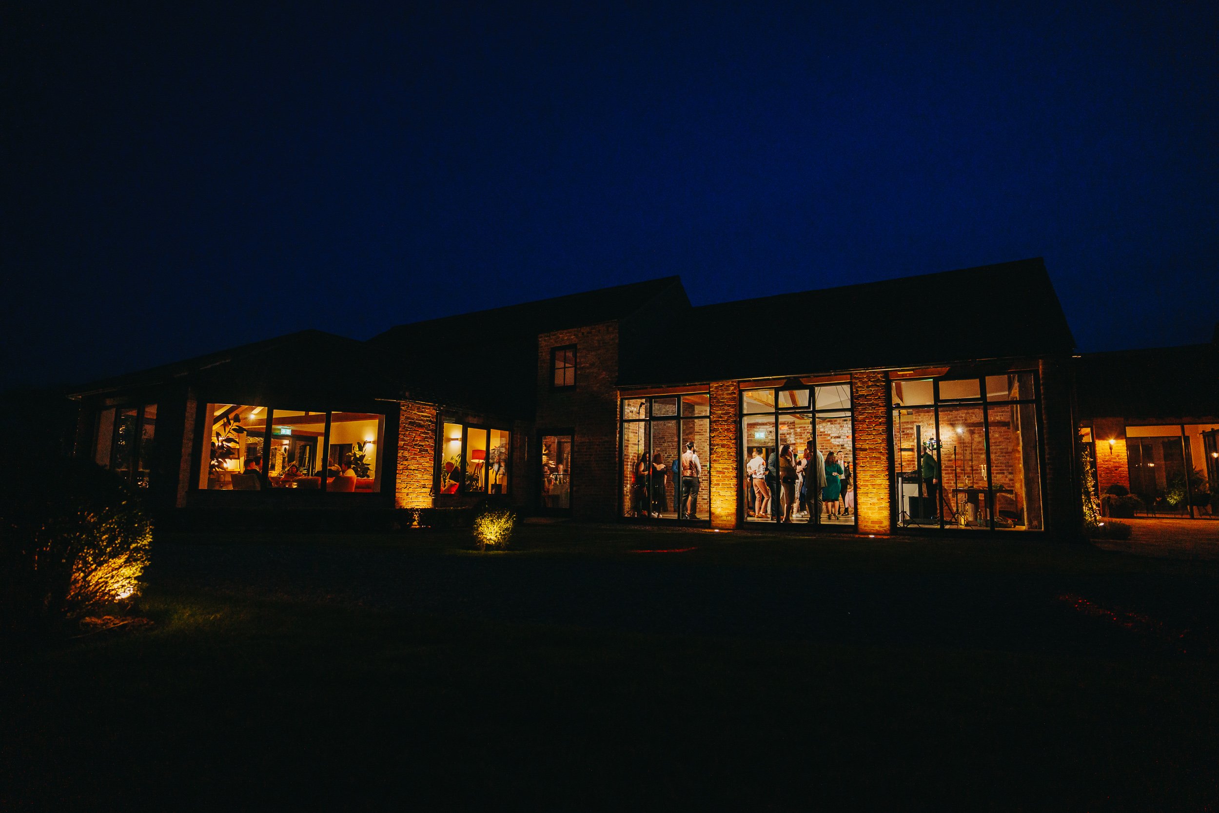 Thirsk Lodge Barns at night