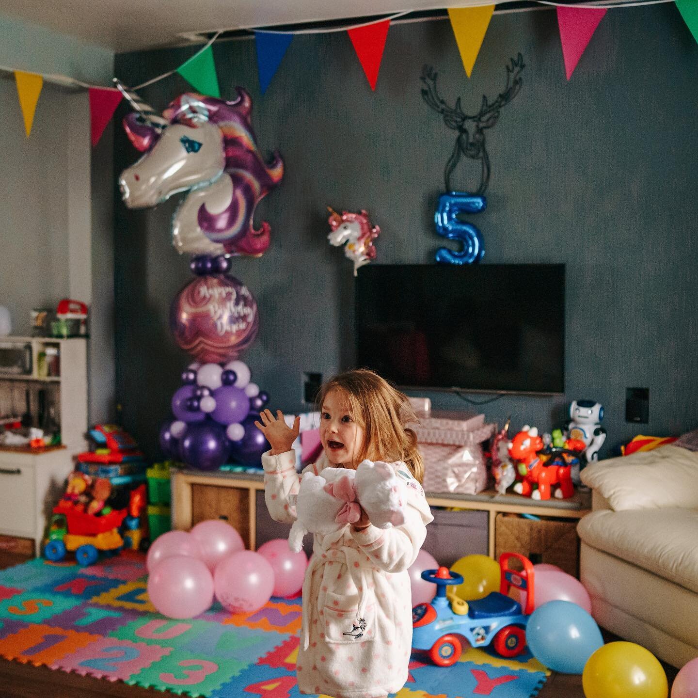 So before Mummy scooted off to work, we managed to wish this little princess a massive Happy 5th Birthday! More Covid safe celebrations to come throughout the day, but here are the first moments of her being so happy and grateful for her &lsquo;Amazi