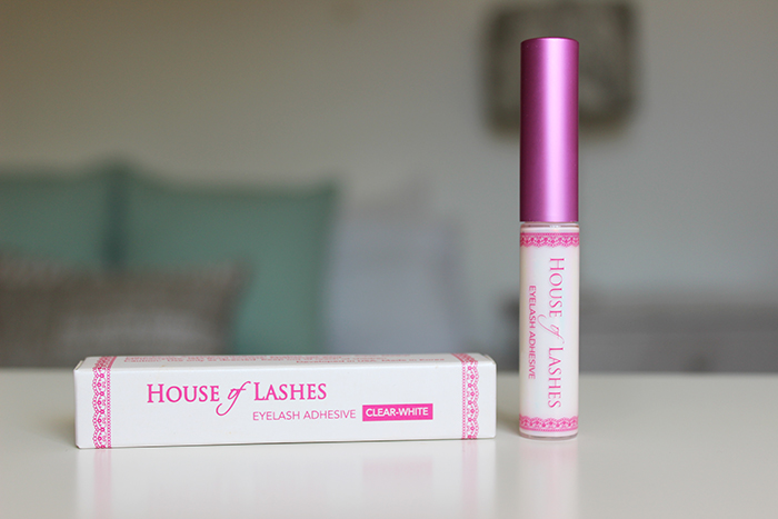 House of Lashes Eyelash Adhesive is our all time fave. It keeps our lashes on all day, and is so easy to apply with their thin brush applicator. It comes it “Clear White” and “Dark”, and it’s also latex free - perfect for sensitive eyes!