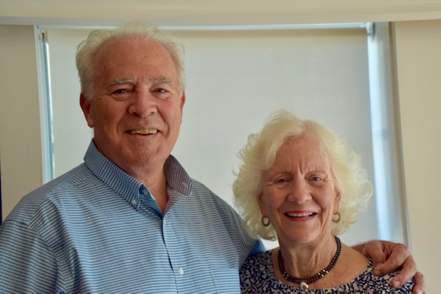 Chip Roach, current Chairman of the Board and wife Nancy.
