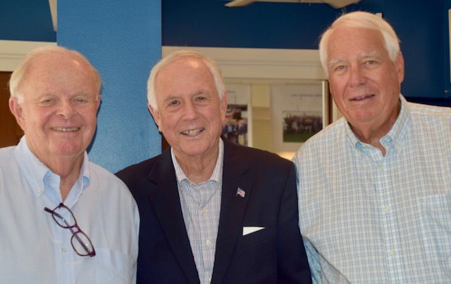 From left to right, Bob Berendt, Al Hanser and Ralph Clark
