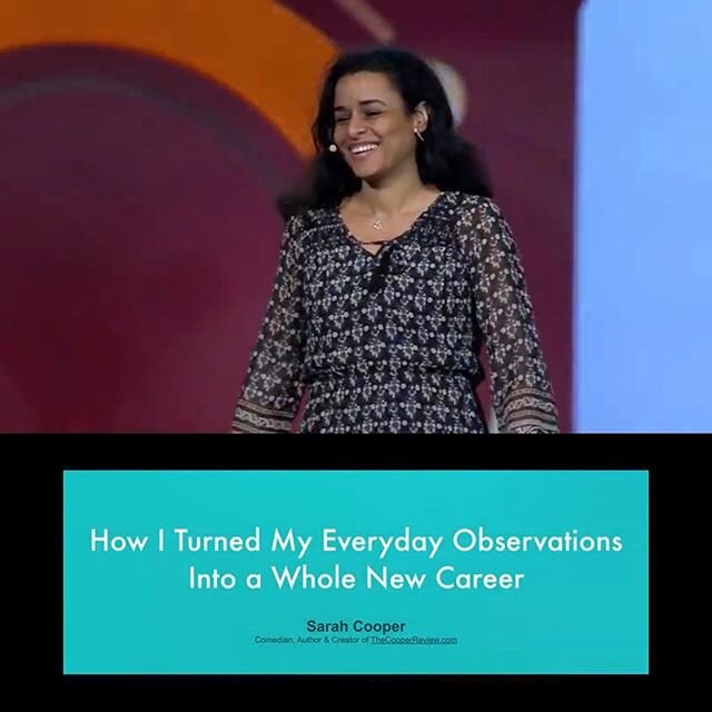 I &hearts;️ @sarahcpr so much - getting me to laugh about news bits that typically make me want to cry 😭. Have you checked out her inspirational talk on @inbound? &ldquo;Follow where your mind is taking you because it&rsquo;s taking you there for a 
