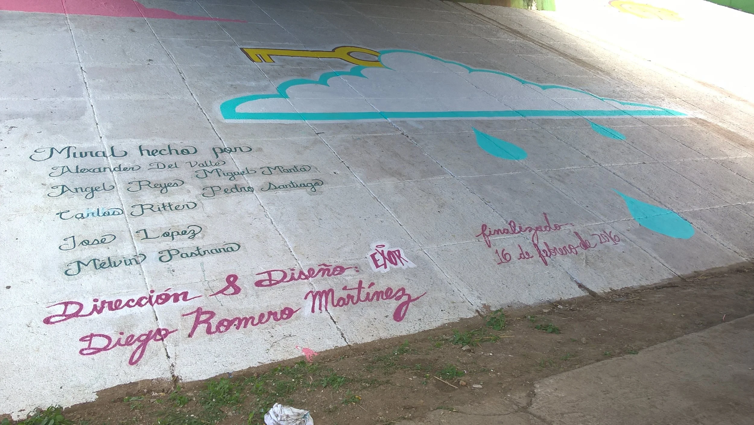 Credits for Juana Diaz mural