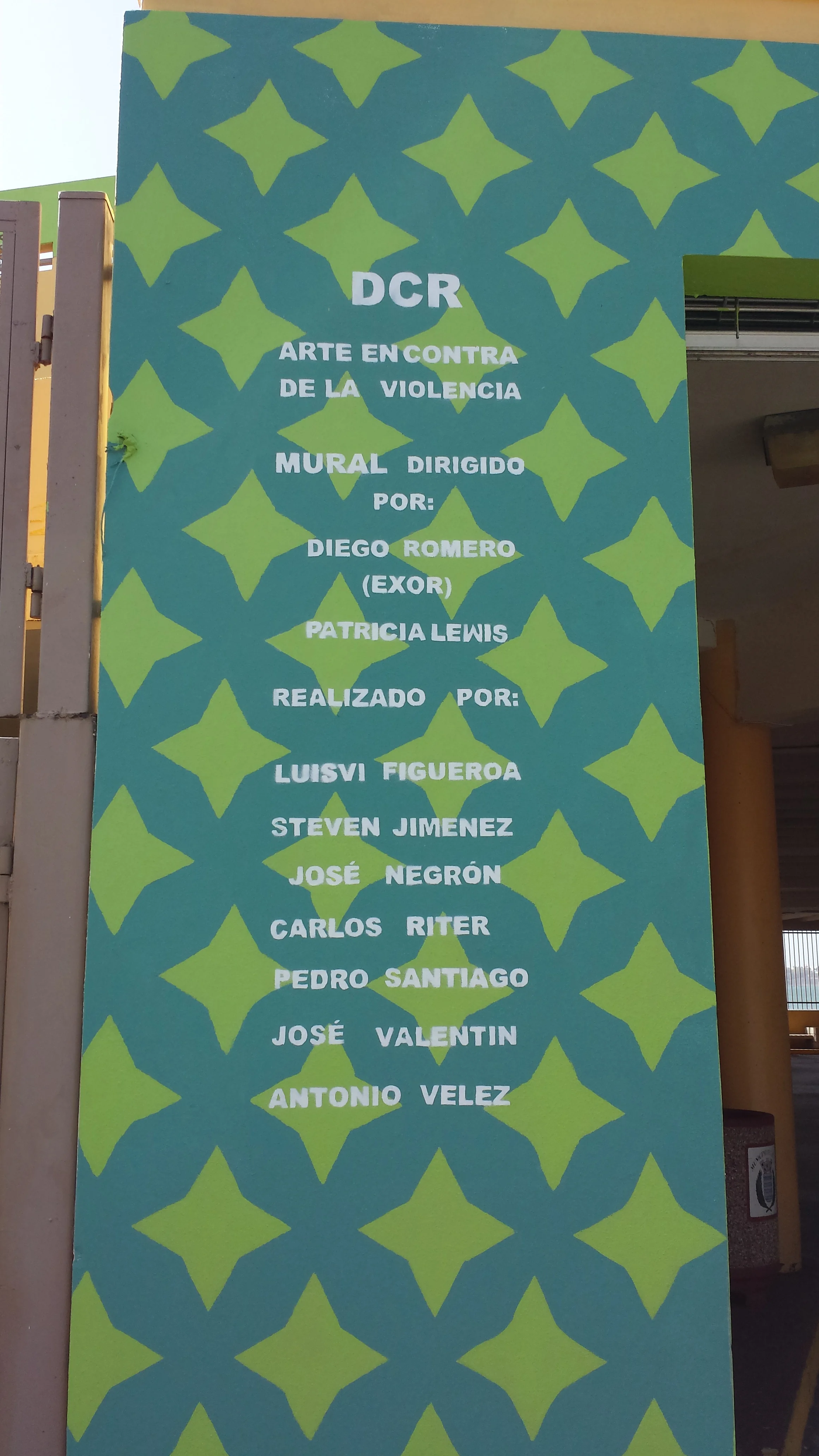 Credits for Cataño mural