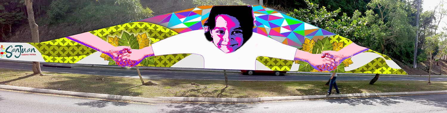Design for mural "Solidarity" at San Juan, PR 2014