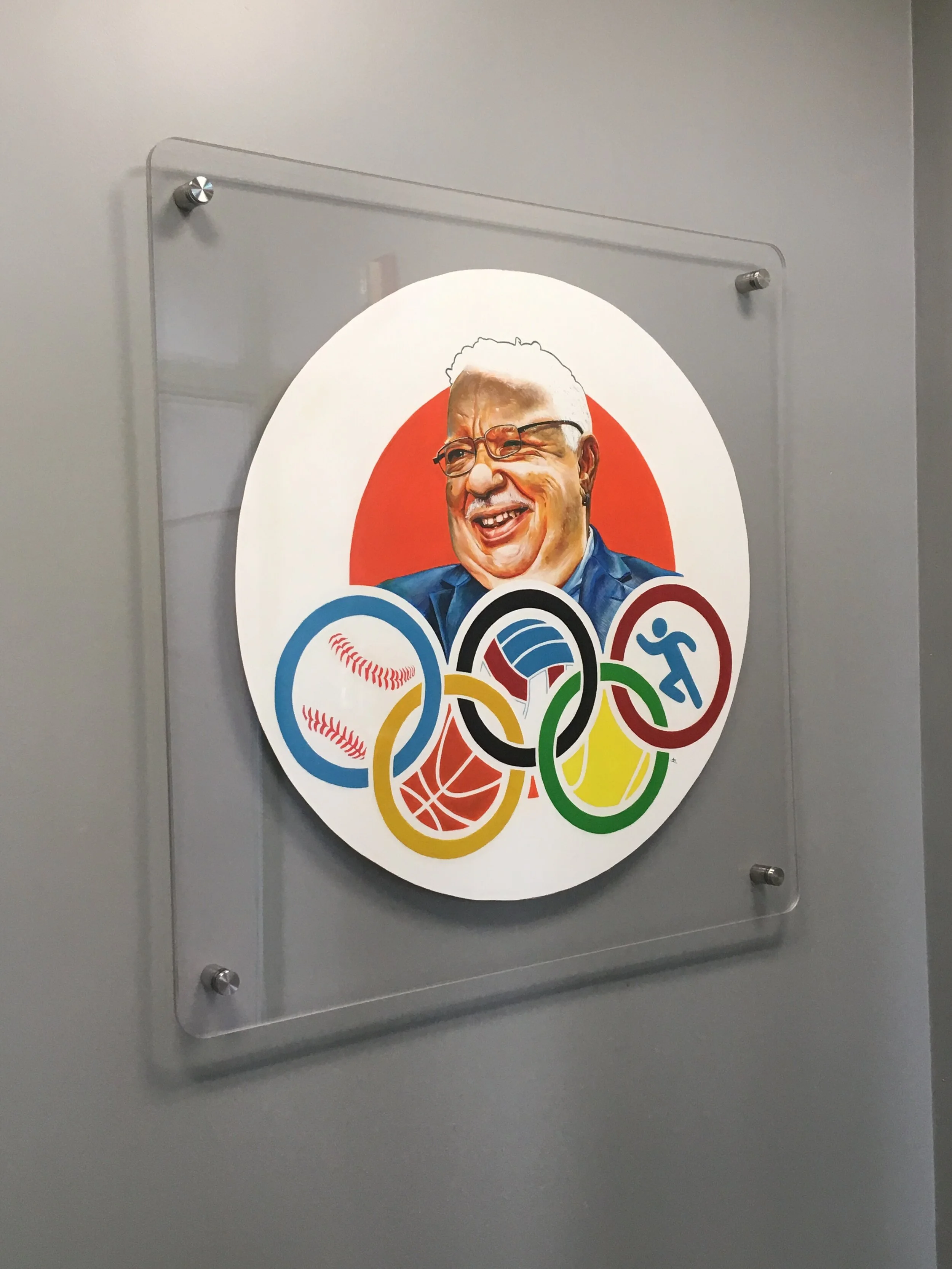 Actual portrait of Elliott Castro at Roberto Clemente Coliseum, San Juan 2018 