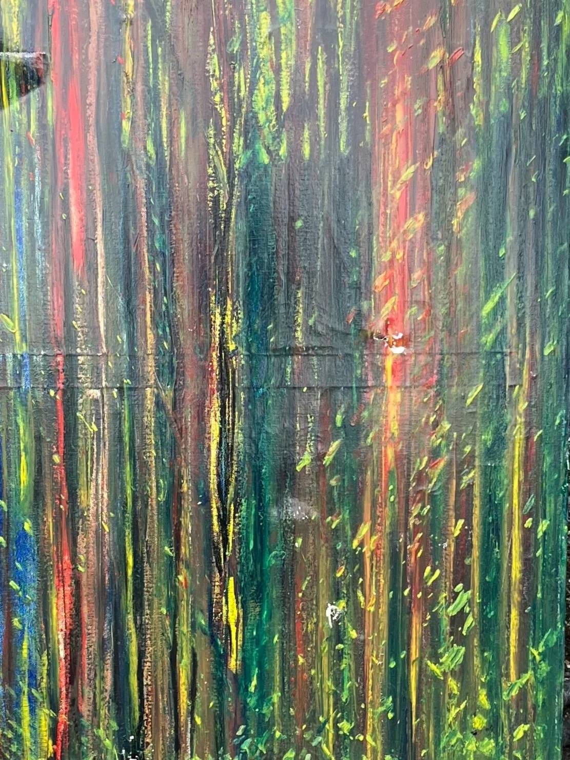 man in wood - oil on canvas - 50cmx70cm