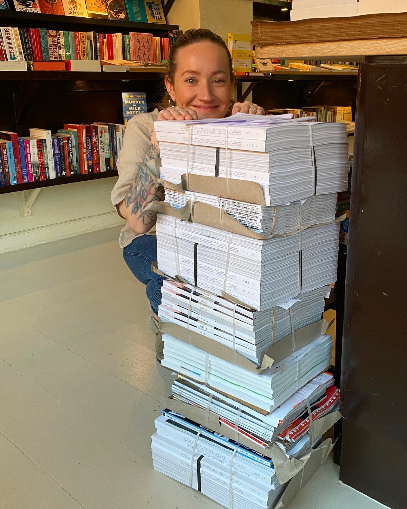 Something tells us it&rsquo;s #magazinewednesday 🤣 Jenny and Aoife will be busy unpacking and displaying! Check out our stories ☝️for a few of the magazines you may have been eagerly awaiting&hellip;.