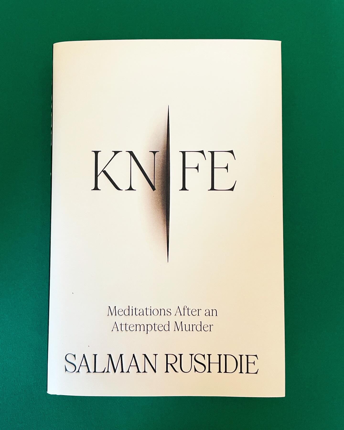 Out now - and long awaited. The story of the attempted murder and recovery of Salman Rushdie.

&lsquo;It&rsquo;s scary but heartwarming, a story of hatred defeated by love. There&rsquo;s even room for a few jokes&rsquo;  The Guardian