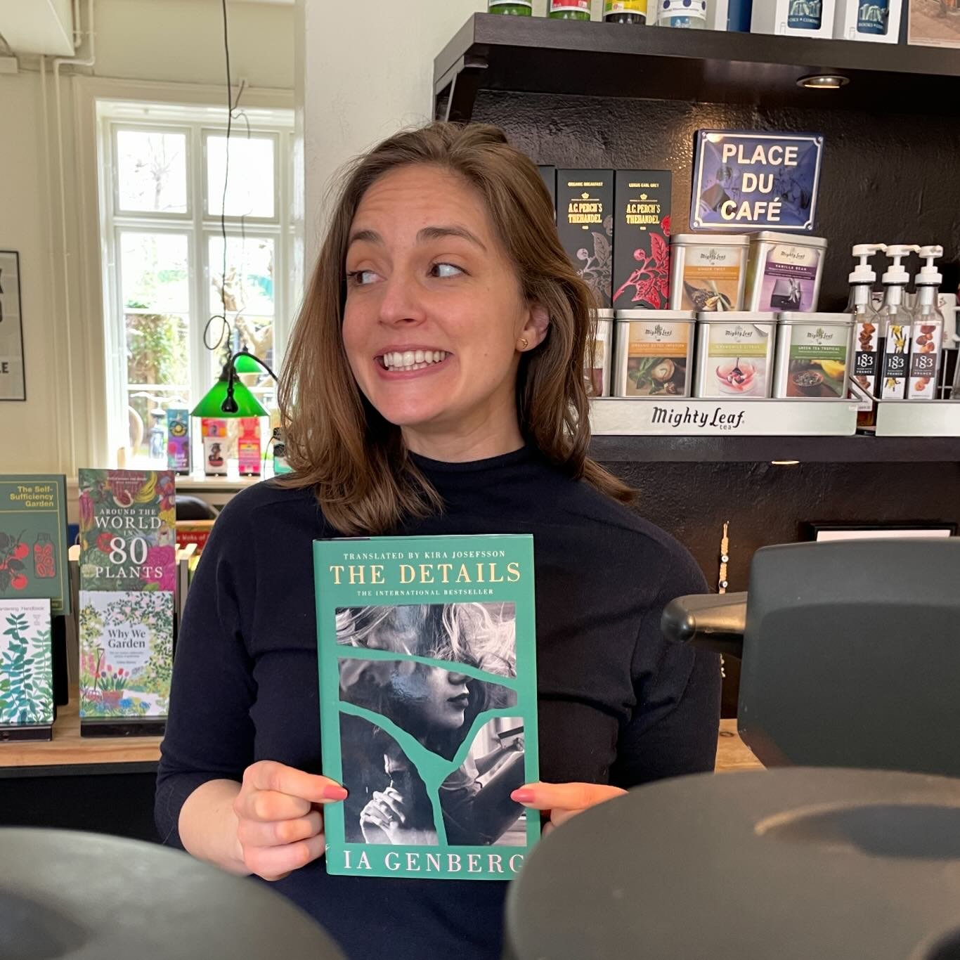 TBT last week when our friend (and former colleague) Amy, on break from her studies, came in to pick up her book order, AND spent at least part of her visit behind the counter, because as we say, once a &lsquo;BooksandCompanist&rsquo;, always a &lsqu