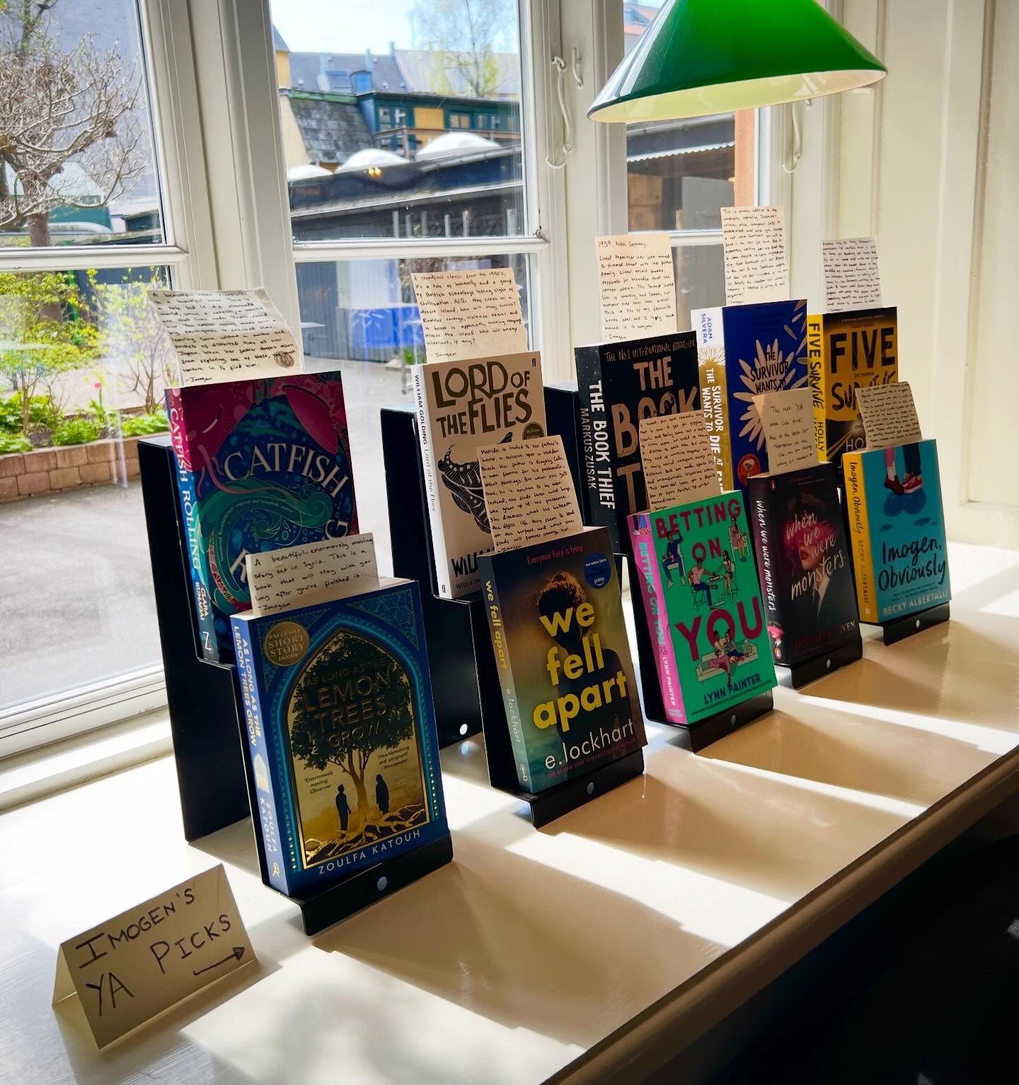 Our young friend Imogen runs the Books &amp; Company YA bookclub, but this week we also had the pleasure of her company during her practicum week, and she did a great job! 

Among a wide range of tasks, Imogen chose and wrote reviews of some of her f