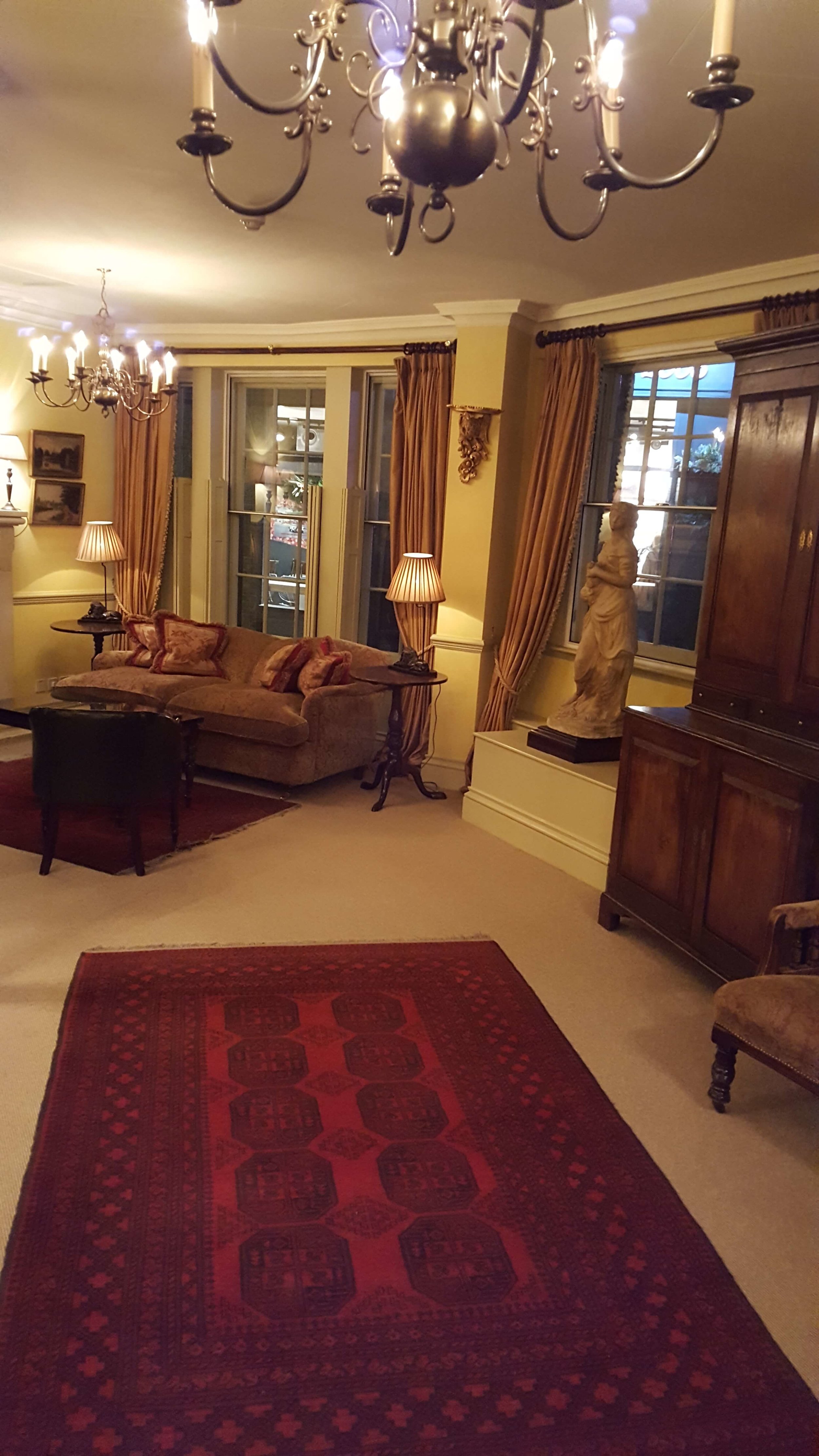 Our own private parlor adjacent to the board room where we can share stories with one another over a proper cup of Earl Grey tea. 