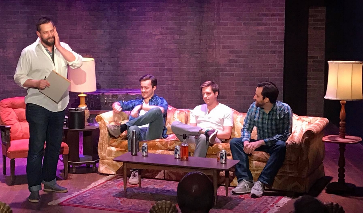 Rusty Sneary, Seth Macchi, Brian Huther, and myself at "TLR Talks with Friend Dog Studios"