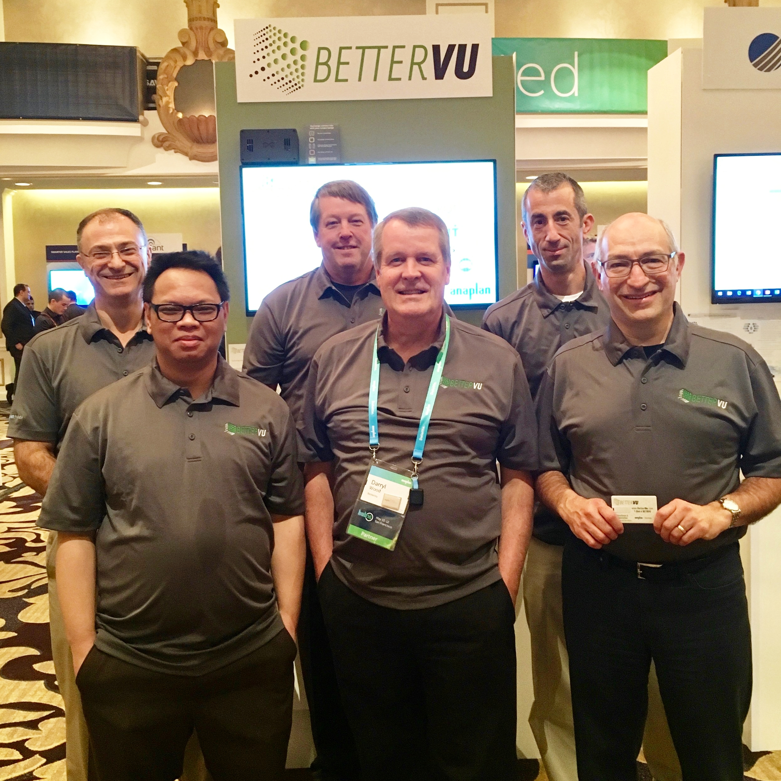 Members of Team BetterVu @ Anaplan Hub16