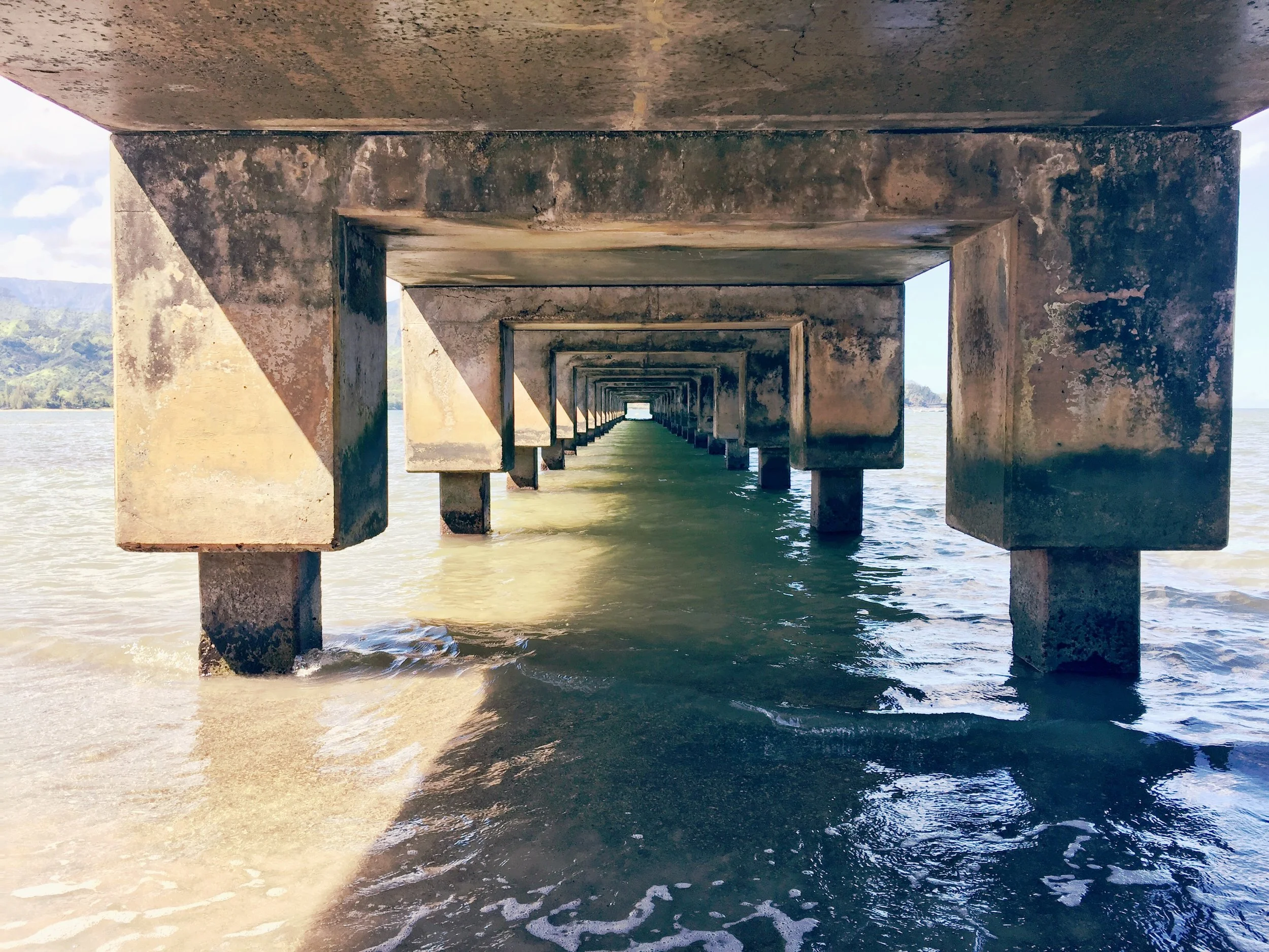Hanalei Pier! The top was pretty too.&nbsp;