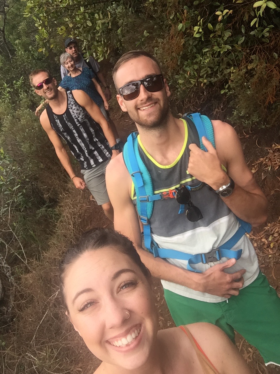 Hiking down to Waimea Canyon!&nbsp;