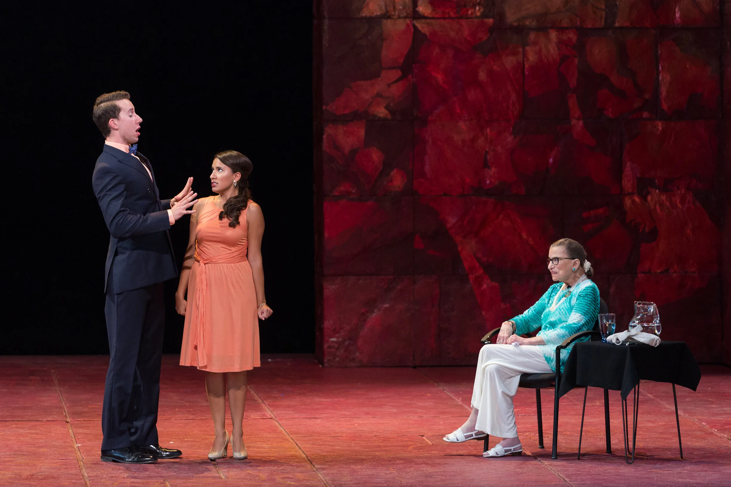"On Opera and the Law" at the Glimmerglass Festival with Justice Ruth Bader Ginsburg. (photo by Karli Cadel)
