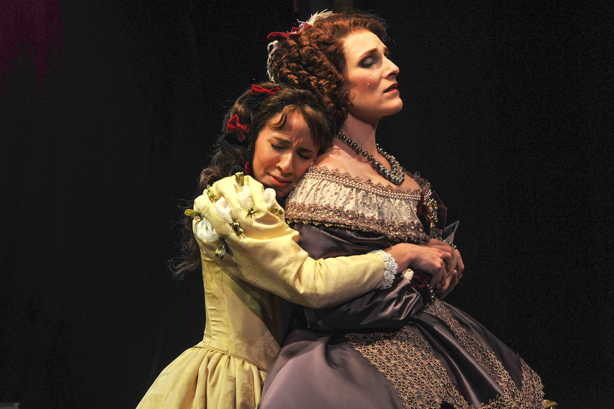 Young Sor Juana in "With Blood, With Ink" at Fort Worth Opera (photo by Ellen Appel)