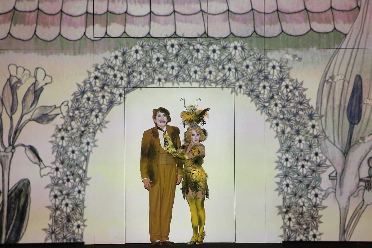 Papagena in "Die Zauberflöte" at LA Opera (photo by Craig T. Mathew)