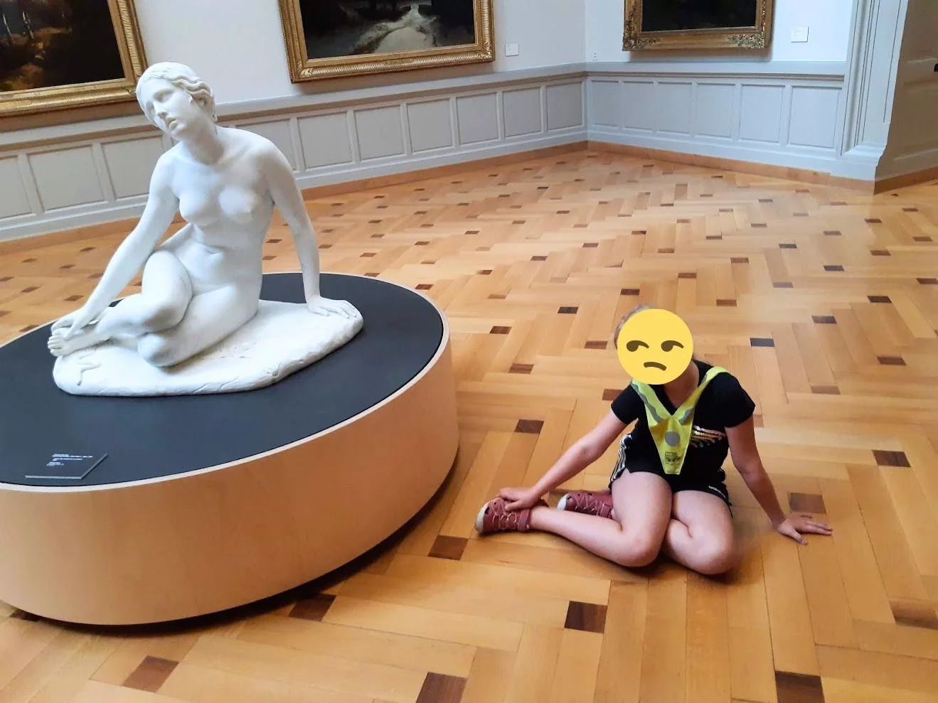 Student visiting Geneva Museum during spring school break