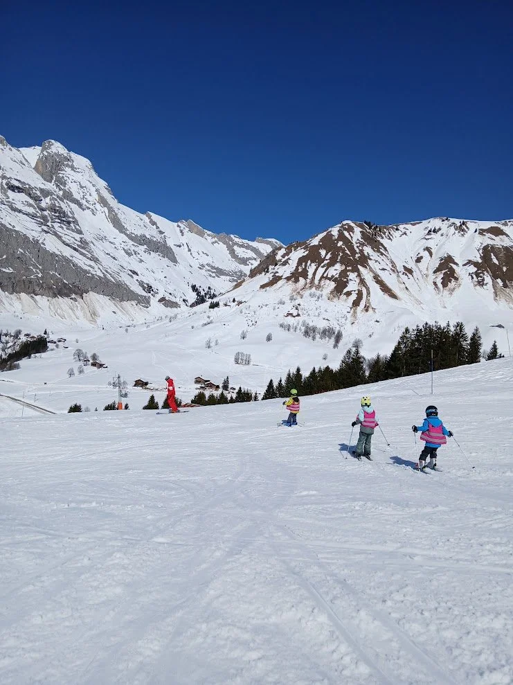 Children from Geneva at ski Camp during February holiday