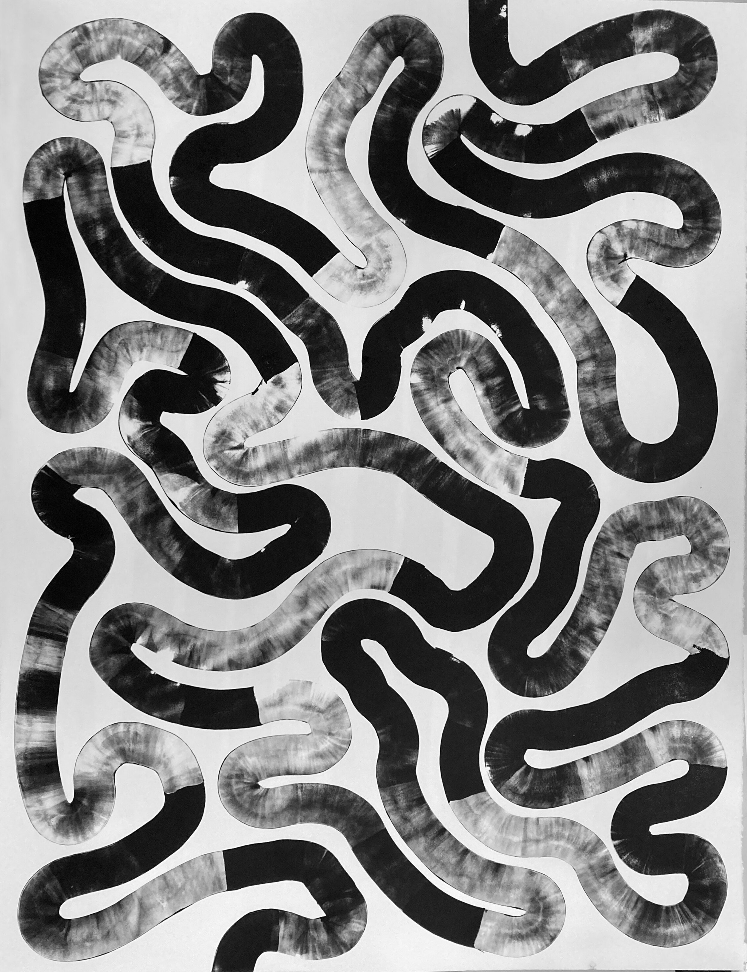  Rattler, 2021, Litho ink on paper, 50 x 38 inches (unframed) 