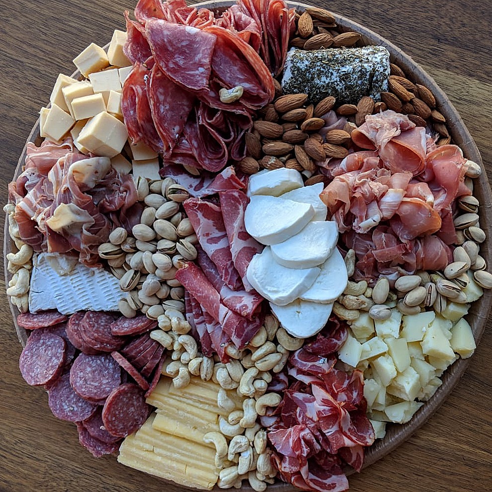 Platters for meat and cheese lovers.