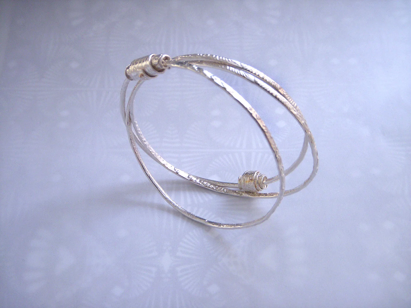 Wrapped wire bracelet