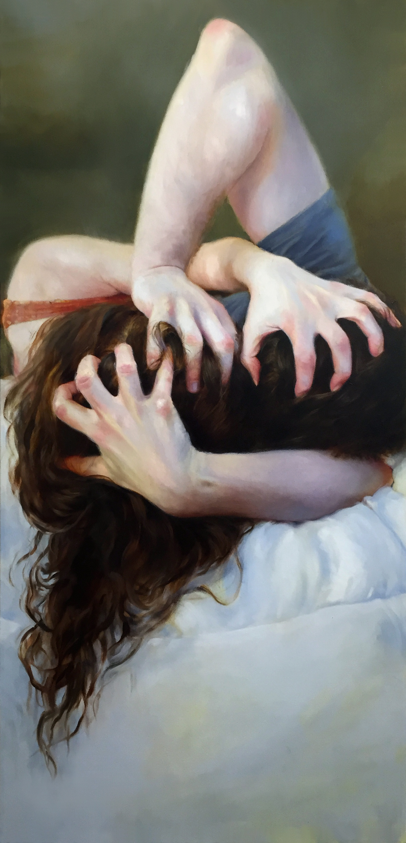 All Is Fair, Rachel Sard, 48" x 24", Oil on canvas