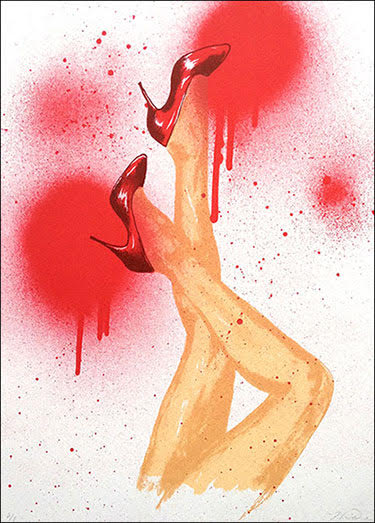 Berlin in November, Nina Dine, 14" x 18", 4 color Lithograph on Arches, edition of 8