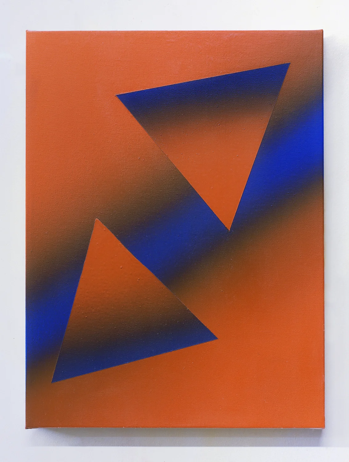 Counterpoint (Red, Blue), Chris Willcox, 16" x 12", Acrylic on canvas