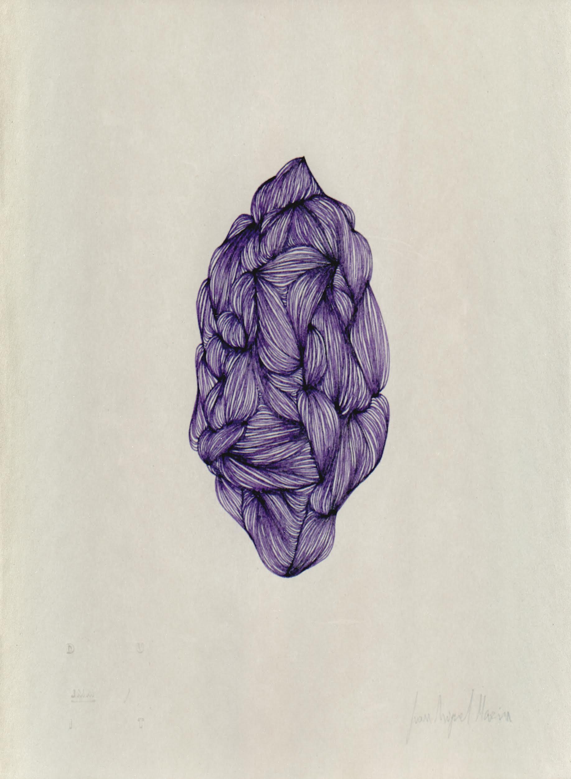 Invierno, Juan Miguel Marin, 8 1/2” x 11 1/2” – 11” x 14” (framed), Micro Pigment on newsprint