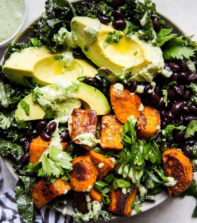 roasted sweet potato salad.JPG