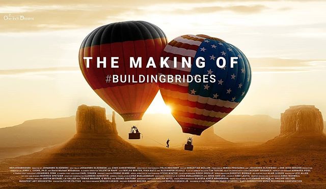 Watch the full movie of BuildingBridges and let's take you behind the scenes in the documentary &raquo;The Making of BuildingBridges&laquo;
🎬(Link in Bio)

13 Months after the production of the movies in Monument Valley, we finally celebrated the pr