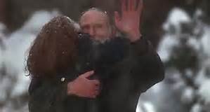 The reuniting scene on Home Alone, 1990