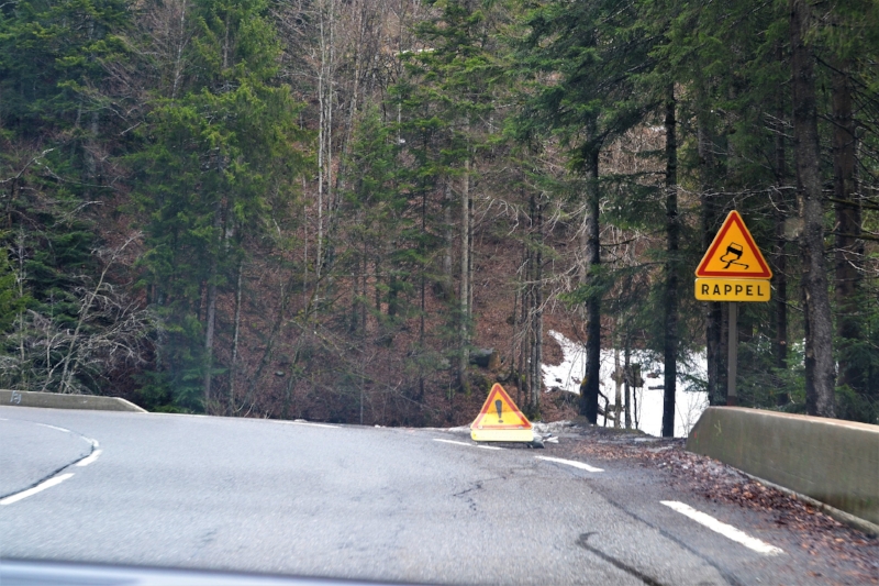 These sharp bends filled me with fear...