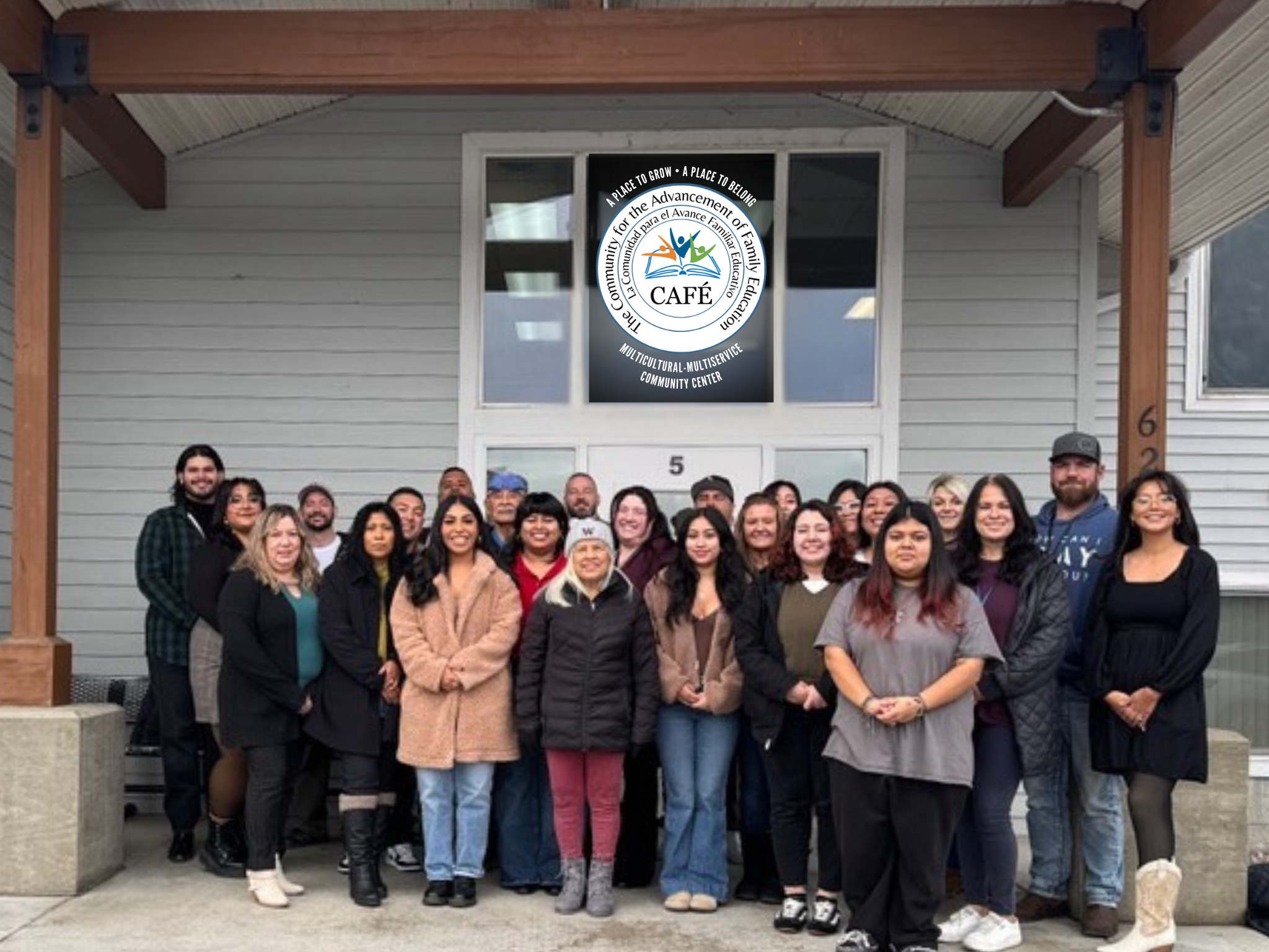 CAFÉ Team Picture New Office 620 Lewis Street Wenatchee