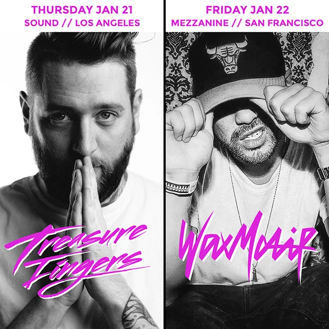 Ticket Giveaway: Treasure Fingers (LA) + Wax Motif (SF)