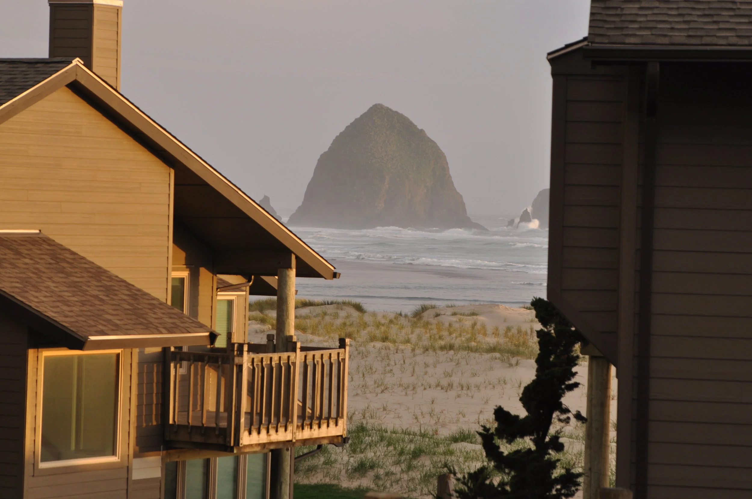 Picture of rock through bldg.JPG