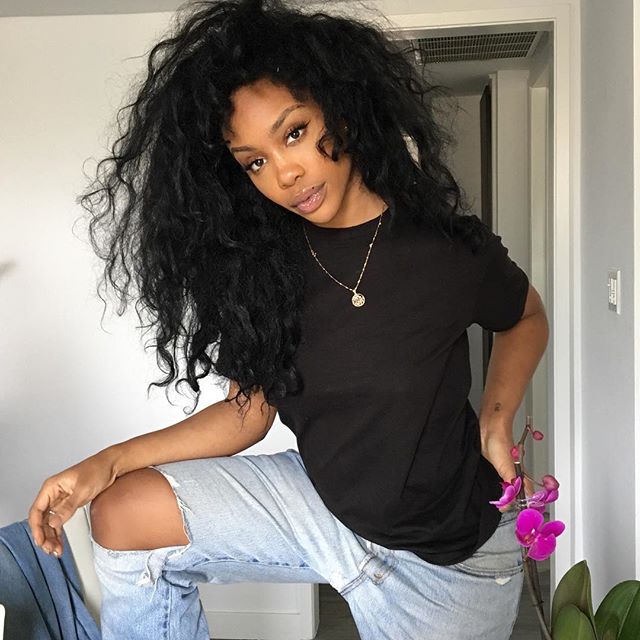 Issa goddess......(Courtesy of @sza on instagram)